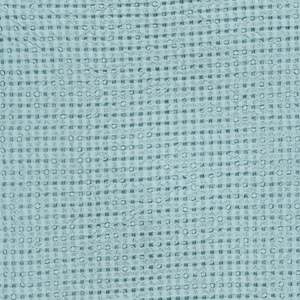 Pousada Waffle Bathroom Towels 235 by Designer Abyss & Habidecor in Ice Blue